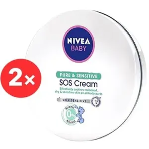 NIVEA Baby Pure&Sensitive SOS Cream 2× 150 ml #187661