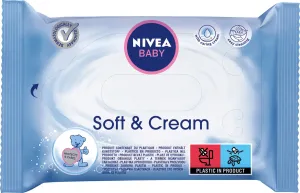 NIVEA - Ubrousky vlhčené Soft & Cream 63ks Nivea Baby