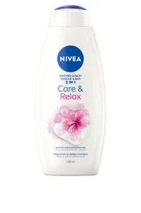 Nivea Sprchový gel a pěna do koupele Care & Relax (Shower & Bath) 750 ml