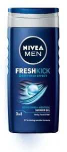 Nivea Sprchový gel na tvář, tělo a vlasy Men Fresh Kick 250 ml