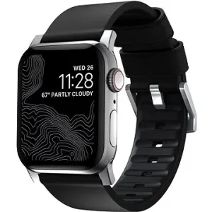 Nomad Active Strap Pro Black/Silver Apple Watch 45/44/42mm