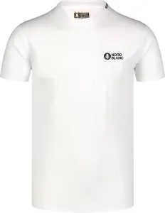 Bílé pánské tričko z organické bavlny SAILBOARD NBSMT7829_BLA