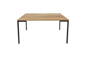Norddan Designový konferenční stolek Willie 90 cm přírodní dub