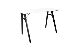Norddan Designový psací stůl Carmen bílý / černý