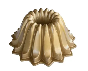 Nordic Ware Forma na bábovku Lotus, zlatá, 1,2 l 84177