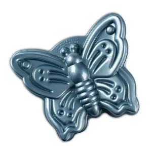 Nordic Ware Forma na bábovku Motýl, modrá, 2 l 80248