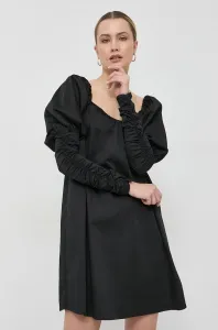 Šaty Notes du Nord Fawn černá barva, mini #4286182