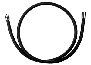 Novaservis BLACK/150,5 Sprchová hadice plastová 150 cm černá