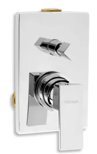 Novaservis Titania Cube 98850R,0 vanová sprchová podomítková baterie s přepínačem