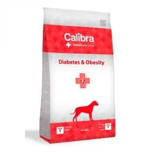 CALIBRA Veterinary Diets Diabetes & Obesity granule pro psy, Hmotnost balení: 2 kg