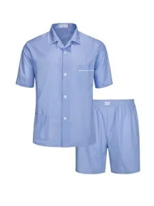 Nadměrná velikost: Novila, Krátké pyžamo, Patrick Světle Modrá #4790042