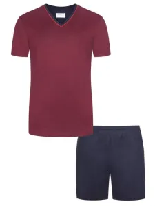 Nadměrná velikost: Novila, Pyžamo s krátkými kalhotami červená #4791383