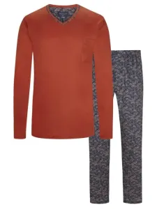 Nadměrná velikost: Novila, Pyžamo se vzorovanými kalhotami Měď #4793261