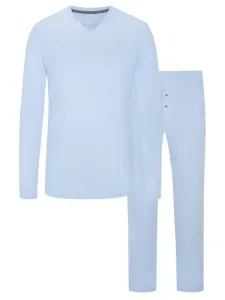 Nadměrná velikost: Novila, Pyžamo z čisté bavlny, Simon Světle Modrá