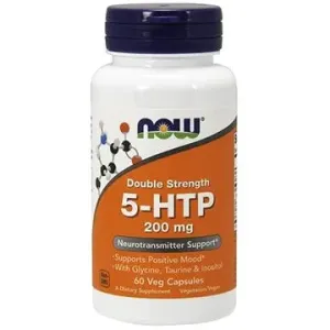NOW 5-HTP + Glycin, Taurin a Inositol, 200 mg
