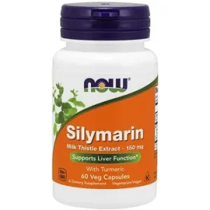 NOW Silymarin with Turmeric (extrakt z ostropestřce s kurkumou), 150 mg