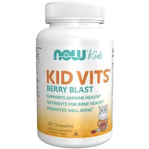 Now® Foods Kid Vits, Berry blast, Multivitamín pro děti, 120 bonbónů