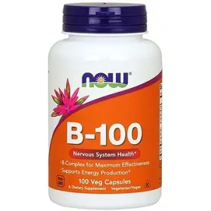 Now® Foods Vitamin B-100 Complex, 100 rostlinných kapslí
