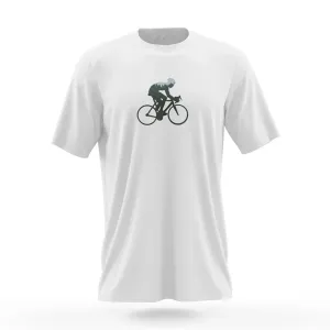NU. BY HOLOKOLO Cyklistické triko s krátkým rukávem - BEHIND BARS - zelená/bílá S