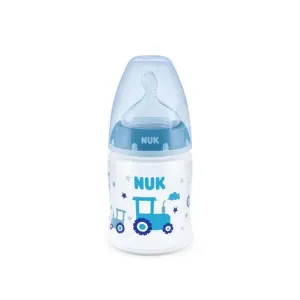 NUK - Kojenecká láhev First Choice Temperature Control 150 ml modrá