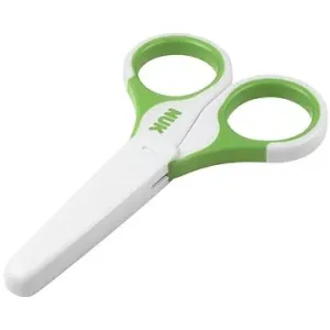 NUK Dětské zdravotní nůžky - zelené #54194