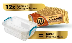 Nupreme Proteinové tyčinky slaný karamel 12 ks v dóze