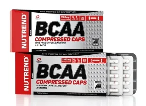 BCAA Compressed Caps - Nutrend 120 kaps