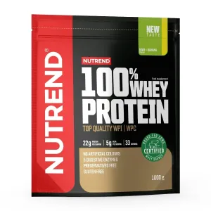 Práškový koncentrát Nutrend 100% WHEY Protein 1000g  čokoláda-lískový ořech