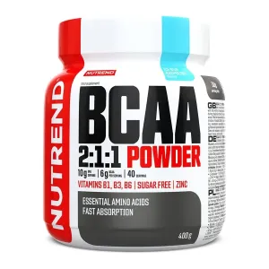 Práškový koncentrát Nutrend BCAA 2:1:1 Powder 400 g  modrá malina