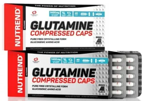 Nutrend Glutamine compressed caps, 120 kapslí