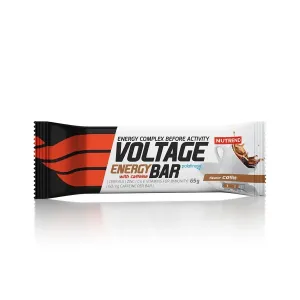 Nutrend Voltage Energy Bar With Caffeine 65 g, hořká čokoláda