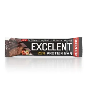 Nutrend EXCELENT protein bar, 85 g, čokoláda s oříšky
