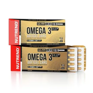 Nutrend Omega 3 Plus Softgel caps, 120 kapslí,