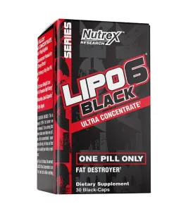Lipo 6 Black Ultra Concentrate - Nutrex 60 kaps