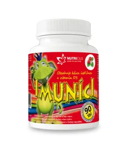 Nutricius Imuníci – hlíva ústřičná s vitamínem D pro děti 90 cucavých tbl