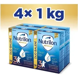 Nutrilon 3 Advanced batolecí mléko 4× 1 kg, 12+ #118529