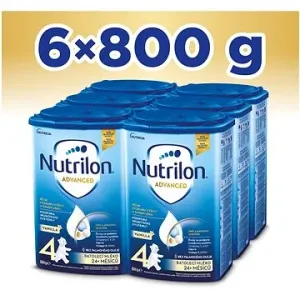 Nutrilon 4 Advanced Vanilla batolecí mléko 6× 800 g, 24+