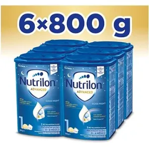 Nutrilon 1 Advanced Good Night počáteční kojenecké mléko 6× 800 g, 0+