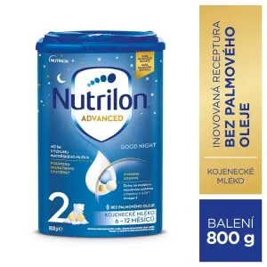 Nutrilon 2 Advanced Good Night pokračovací mléko 800 g, 6+