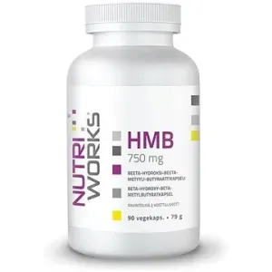 NutriWorks HMB 750 mg, 90 kapslí