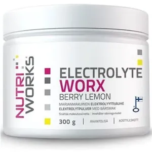 NutriWorks Electrolyte Worx 300g, berry lemon