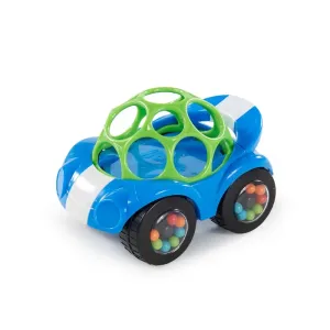OBALL - Hračka autíčko Rattle & Roll Oballo ™ modro / zelené 3m +