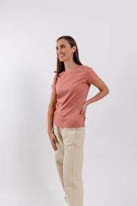 Dámské tričko s kulatým výstřihem Be Lenka Essentials - Salmon Pink M