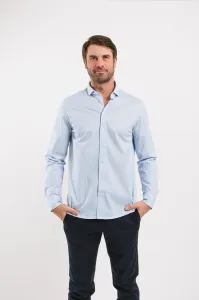 Pánská košile regular Be Lenka Essentials - Blue and White XXL