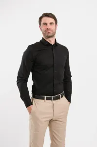 Pánská košile slim Be Lenka Essentials - Jet Black XL