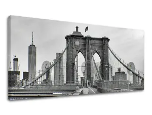 Obraz na stěnu Panoráma MĚSTO / NEW YORK  (moderní obrazy na plátně)