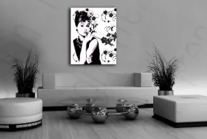 Ručně malovaný POP Art Audrey Hepburn 80x100 cm #1459366