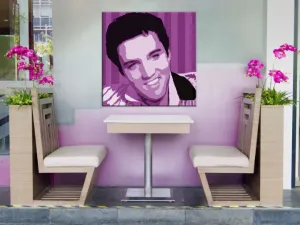 Ručně malovaný POP Art Elvis Presley 1 dílny 100x100cm #4119248