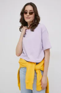 Bavlněné tričko OCAY fialová barva #1974995