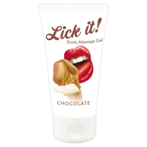 Lick it - jedlý lubrikant - bílá čokoláda (50ml)